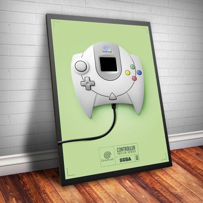 Placa Decorativa Controle Dreamcast