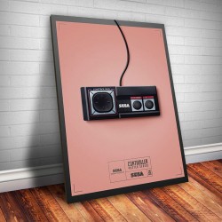 Placa Decorativa Controle Master System