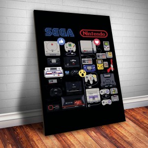 Placa Decorativa Videogames