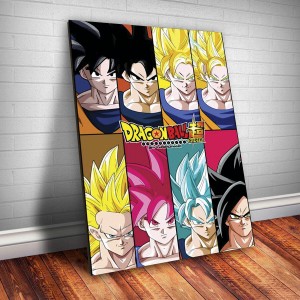 Placa Decorativa Dragon Ball Goku 07