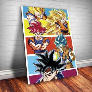 Placa Decorativa Dragon Ball Goku 08
