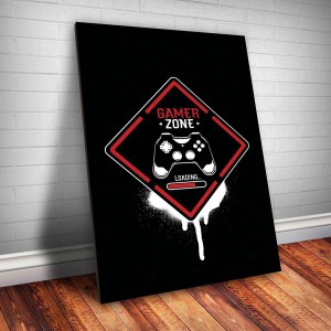 Placa Decorativa Game Zone 01