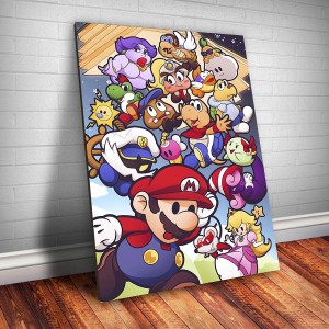 Placa Decorativa Paper Mario