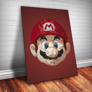 Placa Decorativa Mario
