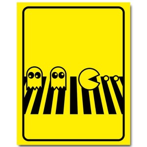 Placa Decorativa PacMan - Mod.01