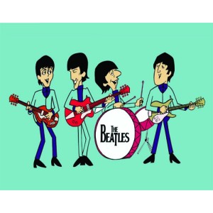 Placa Decorativa Beatles - Mod.02