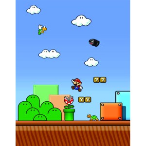 Placa Decorativa Super Mario - Mod.02