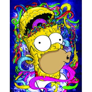Placa Decorativa Simpsons - Mod.01