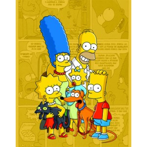 Placa Decorativa Simpsons - Mod.03