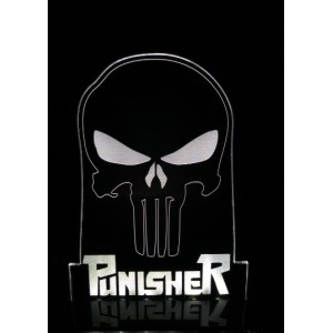 Luminária em Acrílico Justiceiro (Punisher)