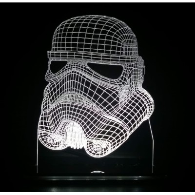 Luminária em Acrílico Storm trooper