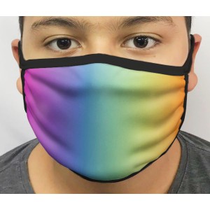 Máscara de Proteção Lavável arco iris