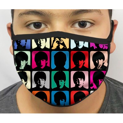 Máscara de Proteção Lavável The Beatles mod.01