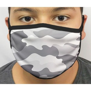 Máscara de Proteção Lavável Camuflada