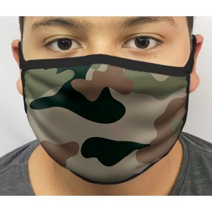 Máscara de Proteção Lavável Camuflada mod.01