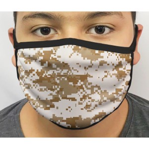 Máscara de Proteção Lavável Camuflada mod.03