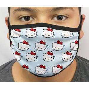 Máscara de Proteção Lavável Hello Kitty