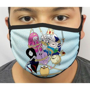 Máscara de Proteção Lavável Hora de Aventura