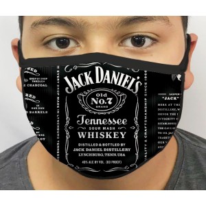 Máscara de Proteção Lavável Jack Daniels