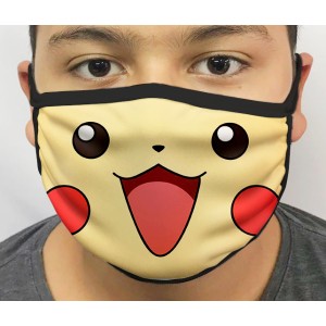 Máscara de Proteção Lavável Pikachu mod.01